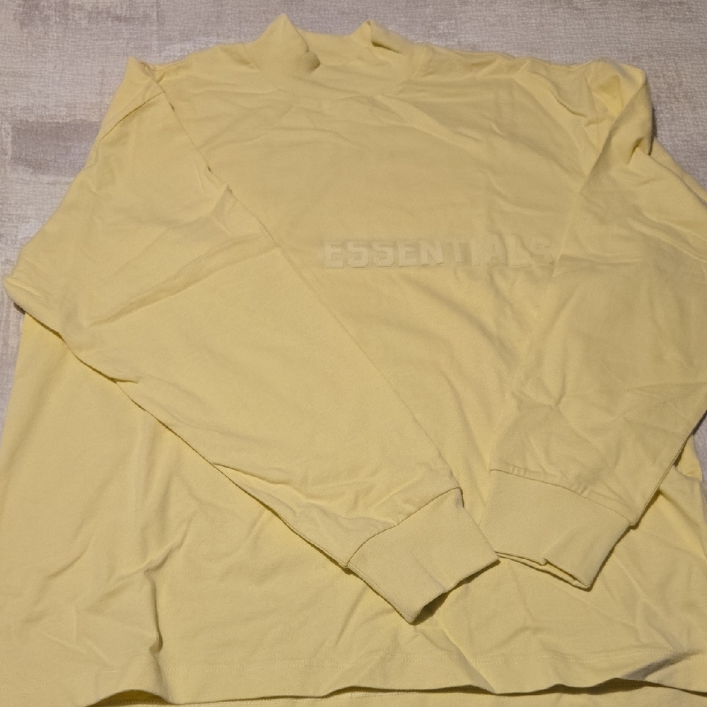Essentials Yellow Long Sleeve Tee
